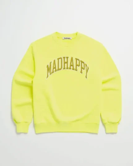 Madhappy Crewneck Yellow Sweatshirt