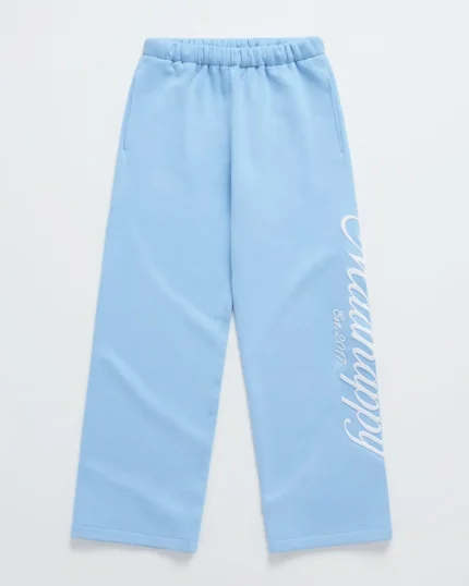 Madhappy Embroidered Signature Blue Sweatpants